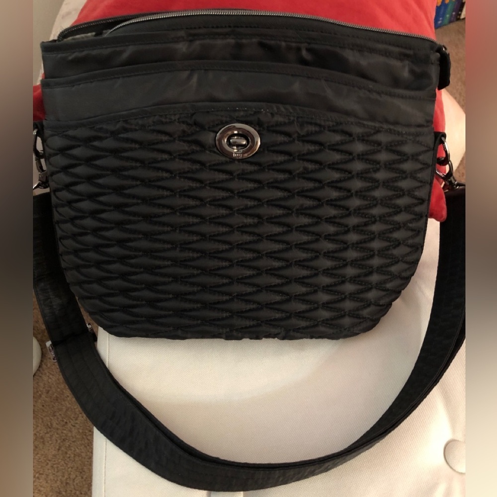 Lug black shoulder crossbody bag Adagio